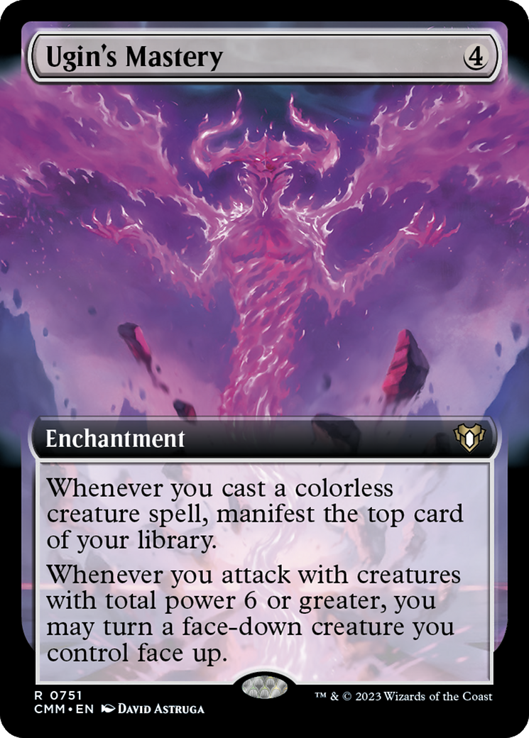 Ugin's Mastery (Extended Art) (751) Foil - Commander Masters