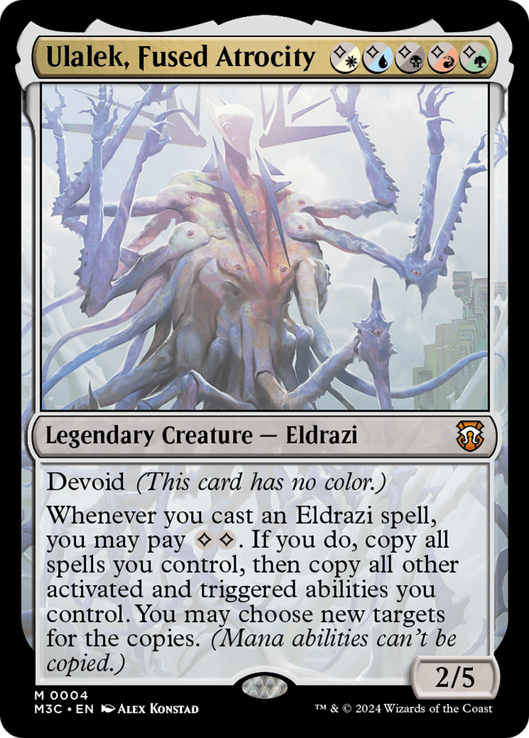 Ulalek, Fused Atrocity (004) Foil - Commander: Modern Horizons 3