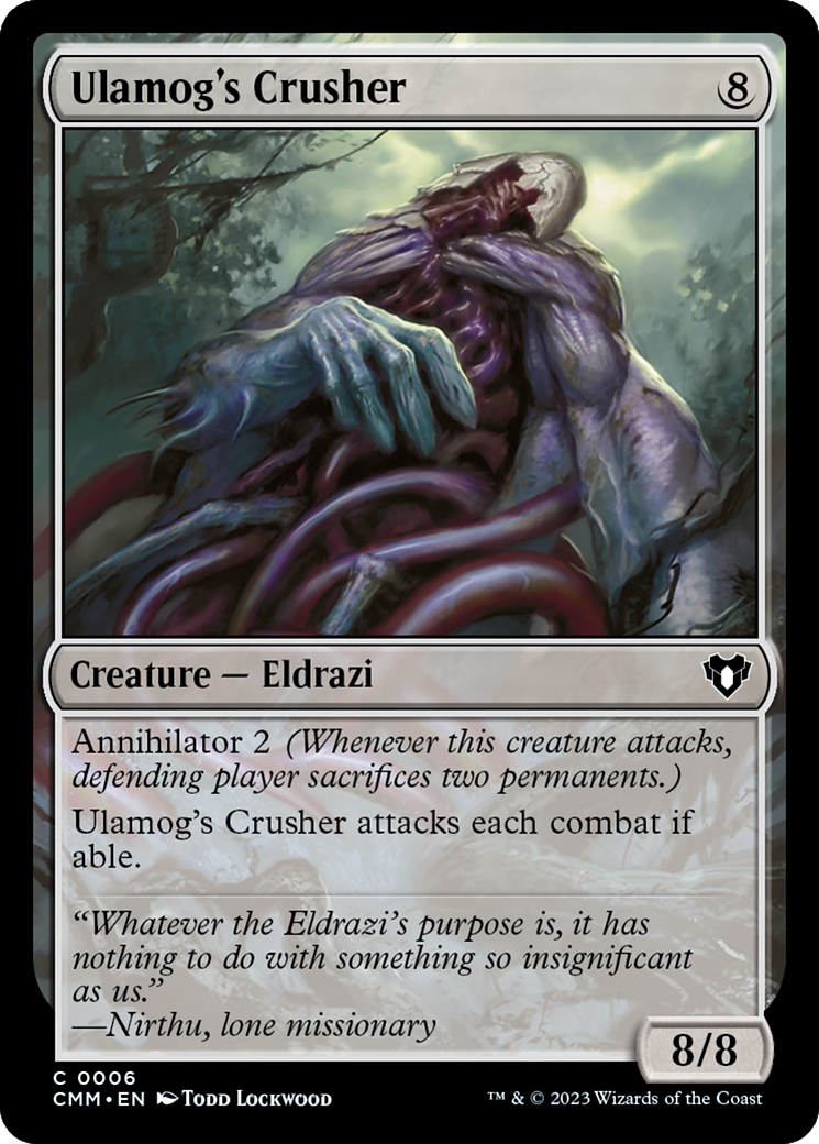 Ulamog's Crusher (006) Foil - Commander Masters