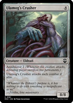 Ulamog's Crusher (161) Ripple Foil - Commander: Modern Horizons 3