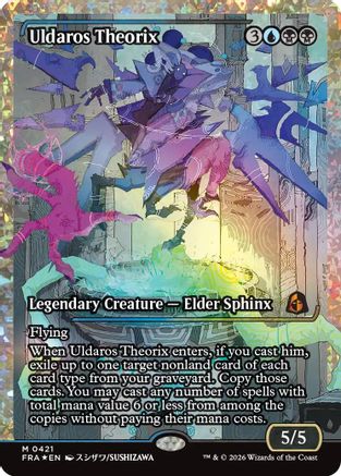 Uldaros Theorix (Showcase) (421) Fracture Foil - Reality Fracture