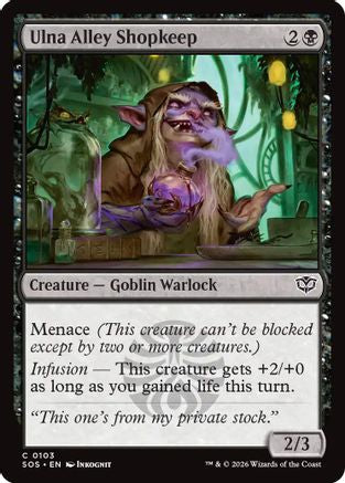 Ulna Alley Shopkeep (103) Foil - Secrets of Strixhaven