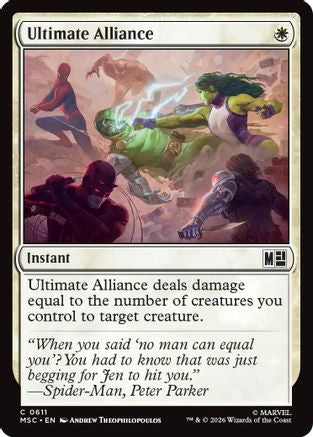 Ultimate Alliance (611) Foil - Commander: Marvel Super Heroes