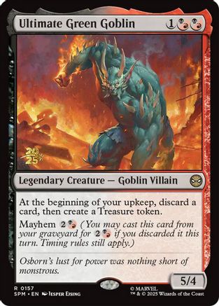 Ultimate Green Goblin (Prerelease) (157) Foil - Marvel's Spider-Man