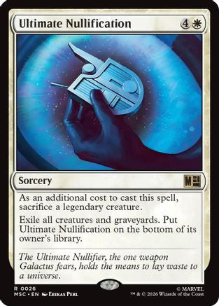 Ultimate Nullification (026) Surge Foil - Commander: Marvel Super Heroes