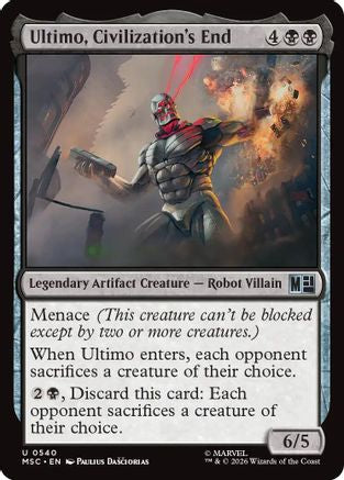 Ultimo, Civilization's End (540) Foil - Commander: Marvel Super Heroes
