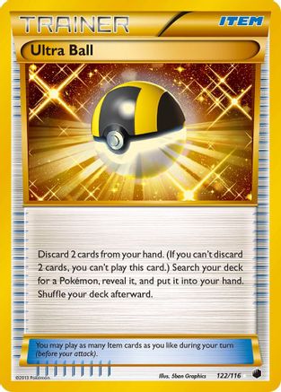 Ultra Ball (Gold) (122) Holofoil - Plasma Freeze