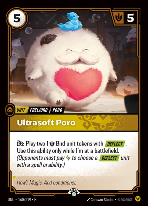 Ultrasoft Poro (160) Foil - Riftbound Promotional Cards