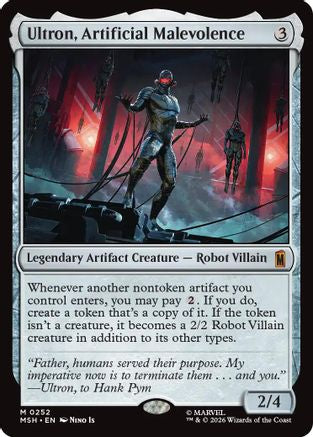 Ultron, Artificial Malevolence (252) - Marvel Super Heroes