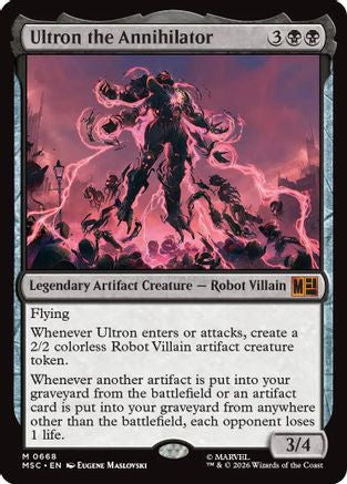 Ultron the Annihilator (668) - Commander: Marvel Super Heroes