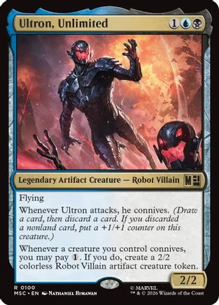Ultron, Unlimited (100) Surge Foil - Commander: Marvel Super Heroes