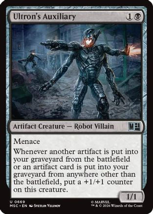 Ultron's Auxiliary (669) Foil - Commander: Marvel Super Heroes