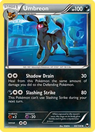 Umbreon (60) Reverse Holofoil - Dark Explorers