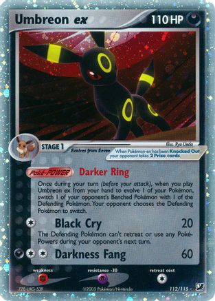 Umbreon ex (112) Holofoil - Unseen Forces