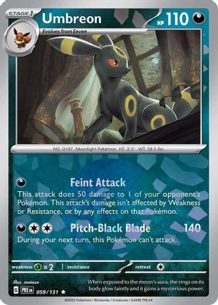 Umbreon (Poke Ball Pattern) (59) Reverse Holofoil - Prismatic Evolutions