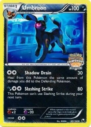 Umbreon (Regional Championships) (60) Holofoil - Dark Explorers