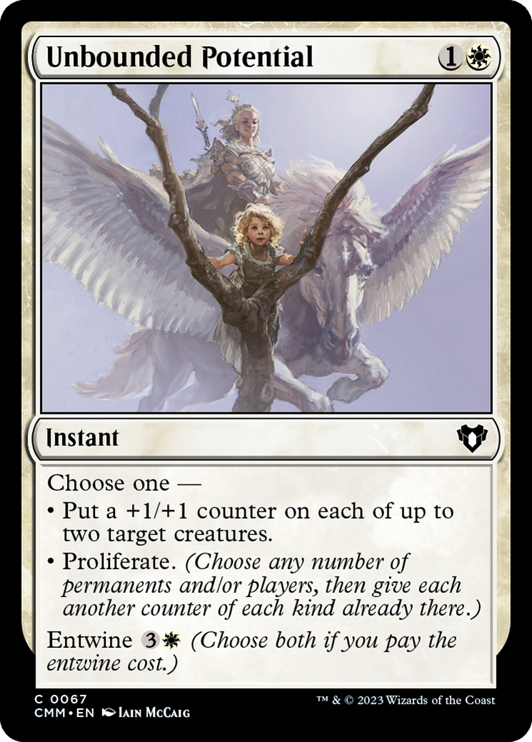 Unbounded Potential (067) Foil - Commander Masters