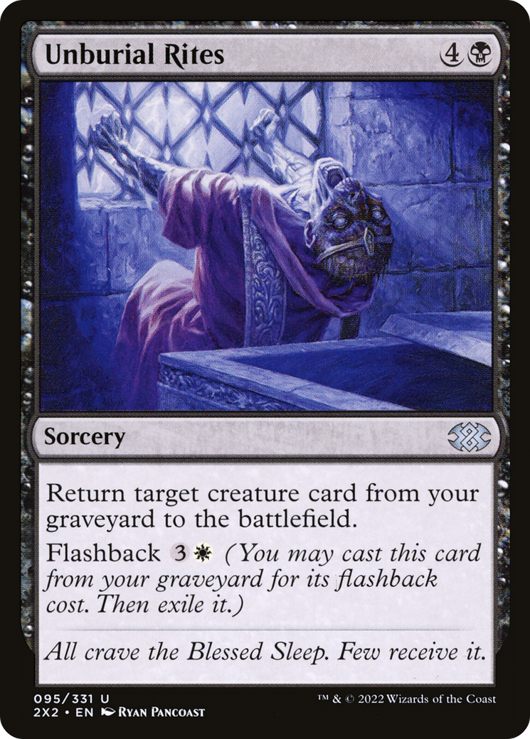 Unburial Rites (095) Foil - Double Masters 2022