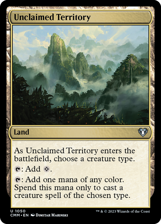 Unclaimed Territory (1050) - Commander Masters