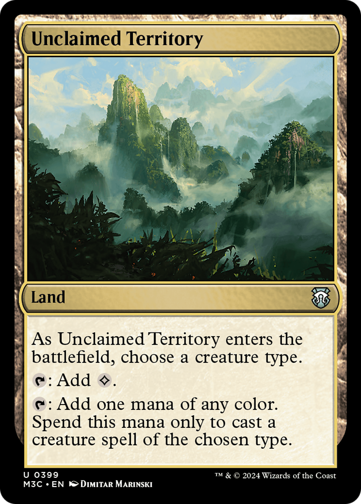 Unclaimed Territory (399) - Commander: Modern Horizons 3