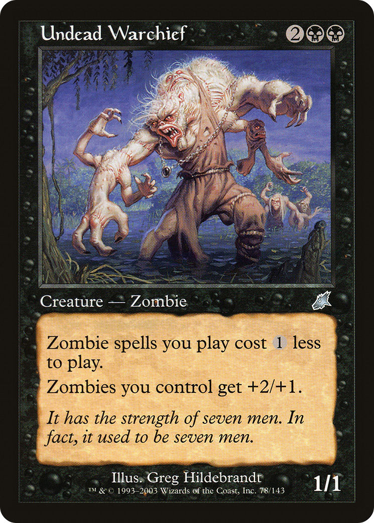 Undead Warchief (078) Foil - Scourge