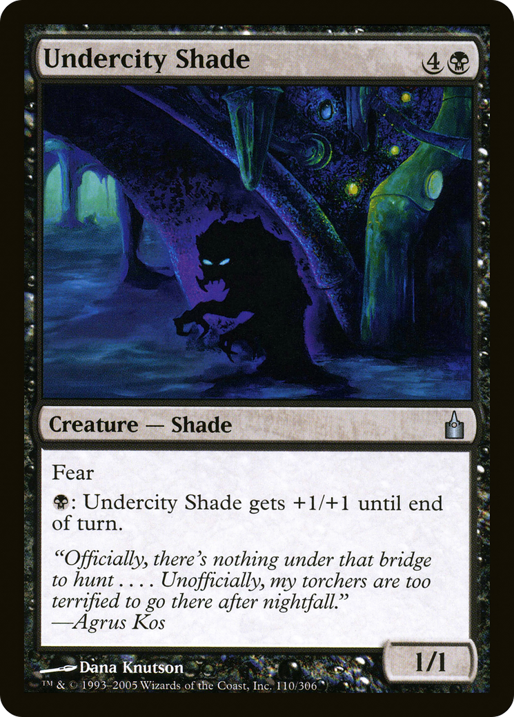 Undercity Shade (110) Foil - Ravnica: City of Guilds
