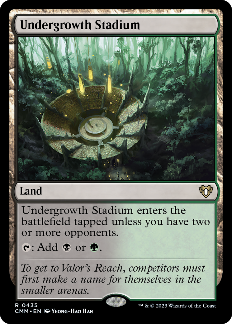 Undergrowth Stadium (435) Foil - Commander Masters