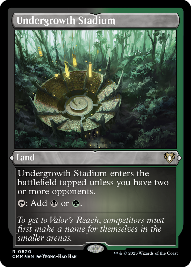 Undergrowth Stadium (620) Etched Foil - Commander Masters