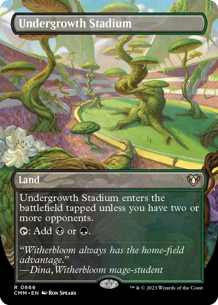 Undergrowth Stadium (Borderless) (666) - Commander Masters