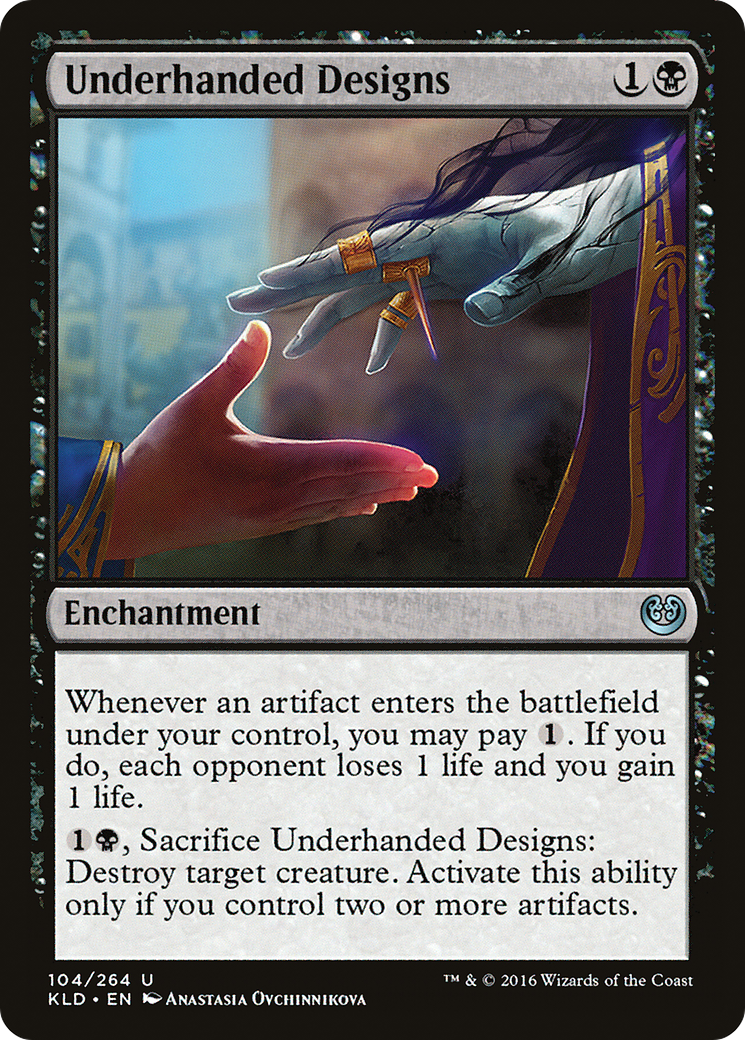 Underhanded Designs (104) Foil - Kaladesh
