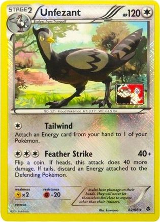 Unfezant (League Promo) (82) Reverse Holofoil - Emerging Powers