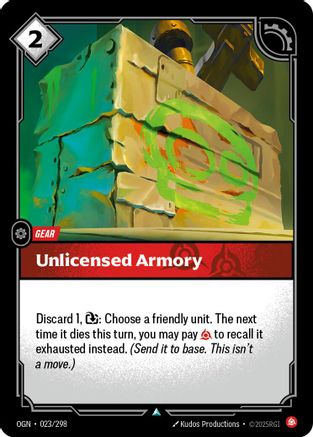 Unlicensed Armory (023) Foil - Origins