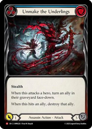 Unmake the Underlings (OMN228) Rainbow Foil - Omens of the Third Age