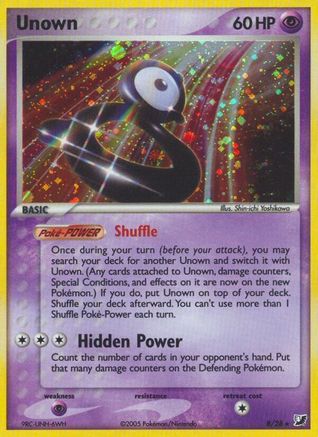Unown (B) Holofoil - Unseen Forces