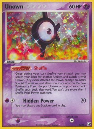 Unown (K) Holofoil - Unseen Forces