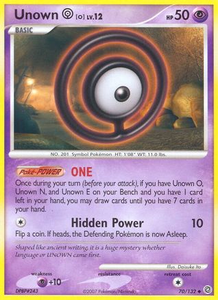 Unown [O] (70) - Secret Wonders