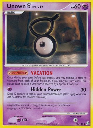 Unown (V) (79) - Legends Awakened