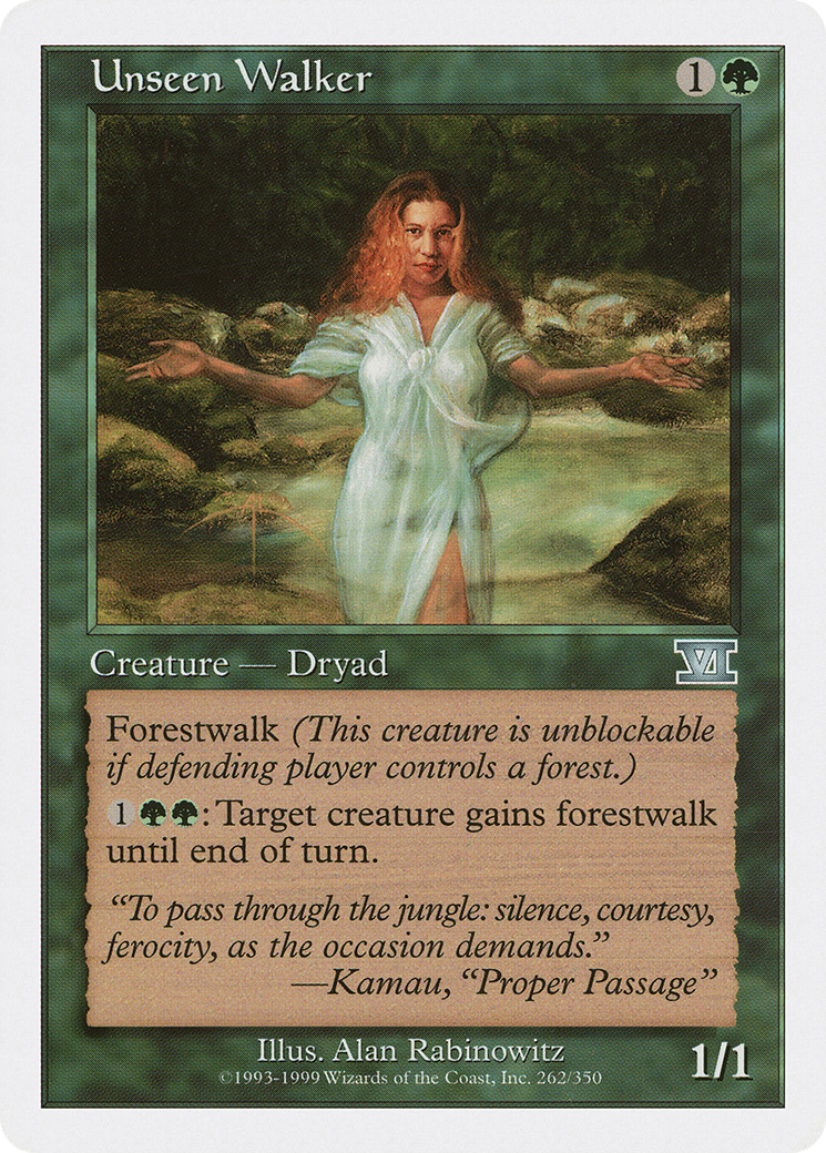 Unseen Walker (262) - Classic Sixth Edition