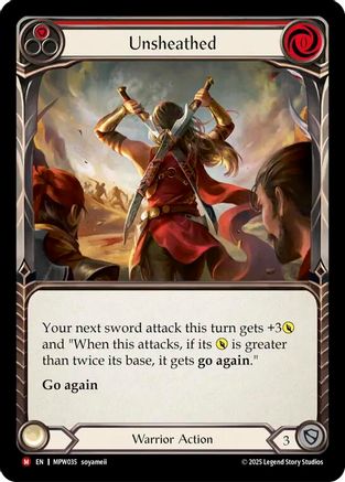 Unsheathed (MPW035) - Mastery Pack Warrior