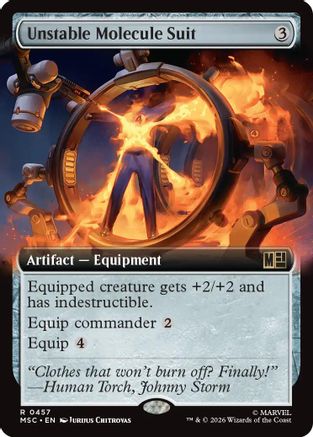 Unstable Molecule Suit (Extended Art) (457) - Commander: Marvel Super Heroes