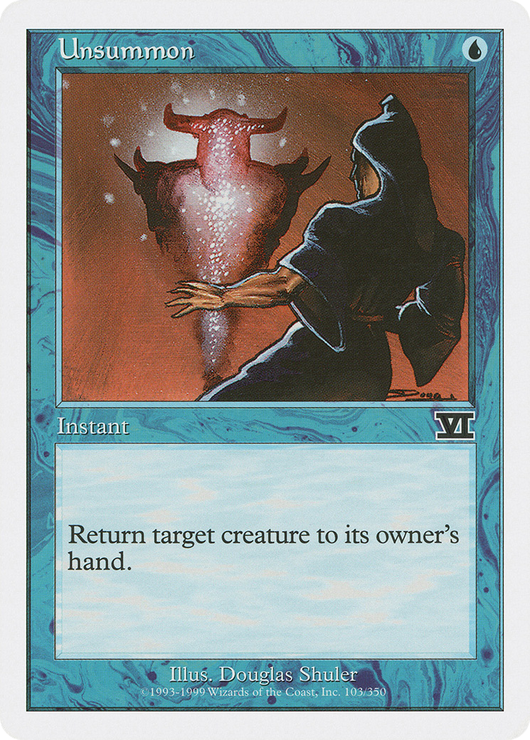 Unsummon (103) - Classic Sixth Edition