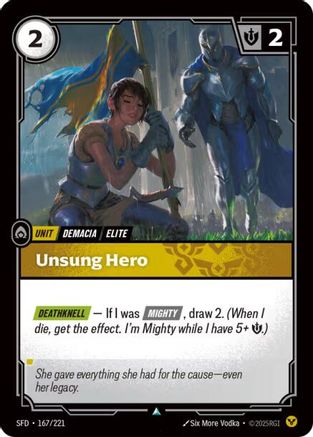 Unsung Hero (167) - Spiritforged