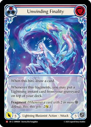 Unwinding Finality (Extended Art) (OMN004) Cold Foil - Omens of the Third Age
