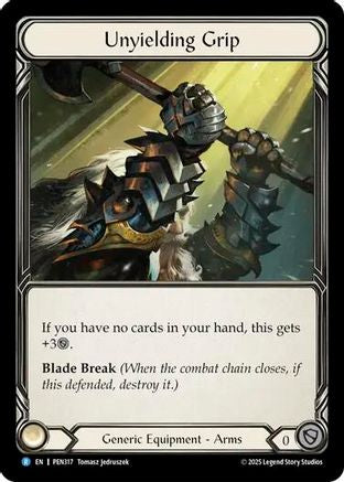 Unyielding Grip (PEN317) Cold Foil - Compendium of Rathe