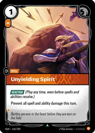 Unyielding Spirit (145) - Origins