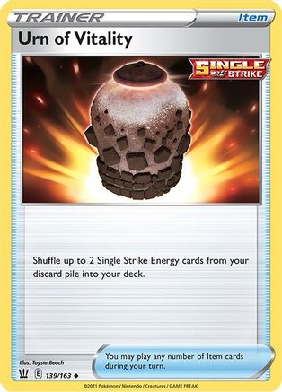 Urn of Vitality (139) Reverse Holofoil - Battle Styles