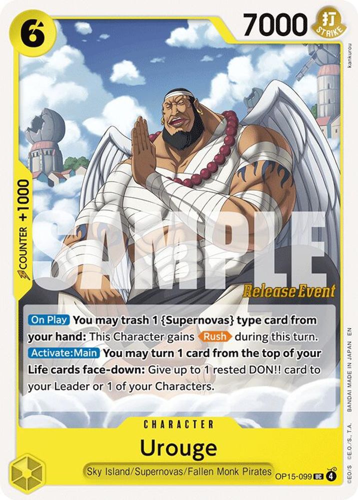 Urouge (OP15-099) Release Event Cards