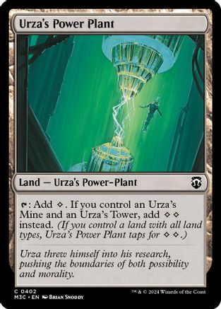 Urza's Power Plant (402) Ripple Foil - Commander: Modern Horizons 3