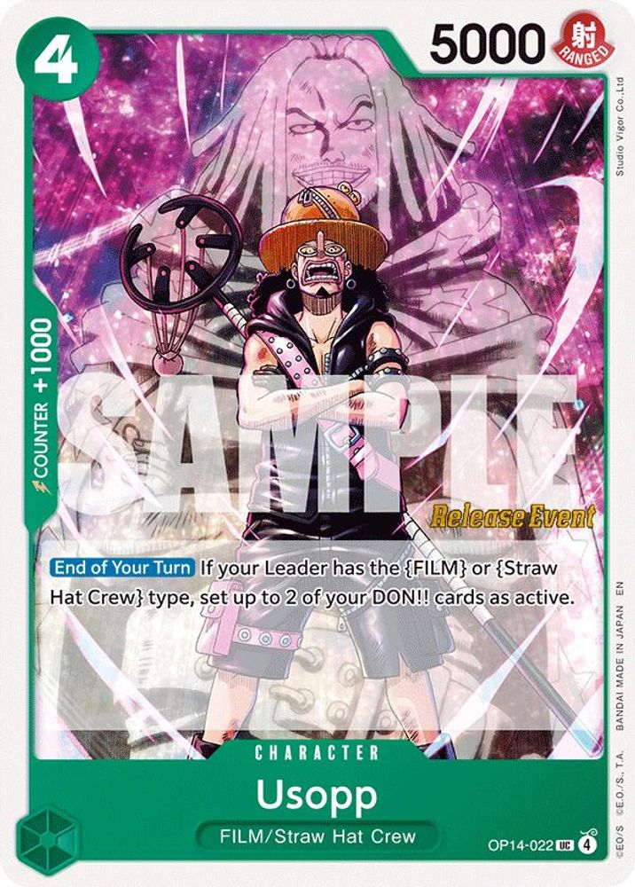 Usopp (OP14-022) Release Event Cards