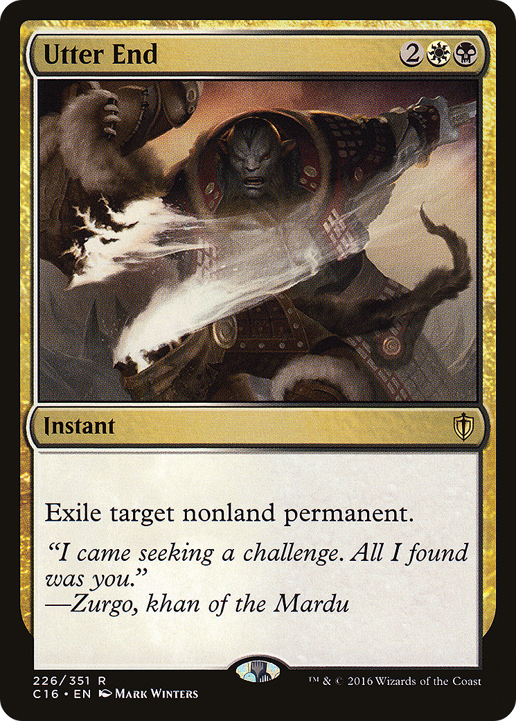 Utter End (226) - Commander 2016